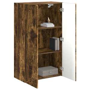 TV wall cabinet Kouřový dub 59,5 x 31 x 100 cm kompozitní dřevo - obrázek 3