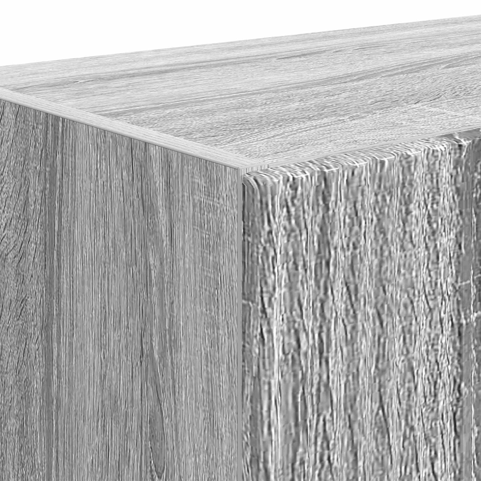 TV-seinäkaappi Harmaa Sonoma 59,5 x 31 x 100 cm Tekninen puu - Image 9