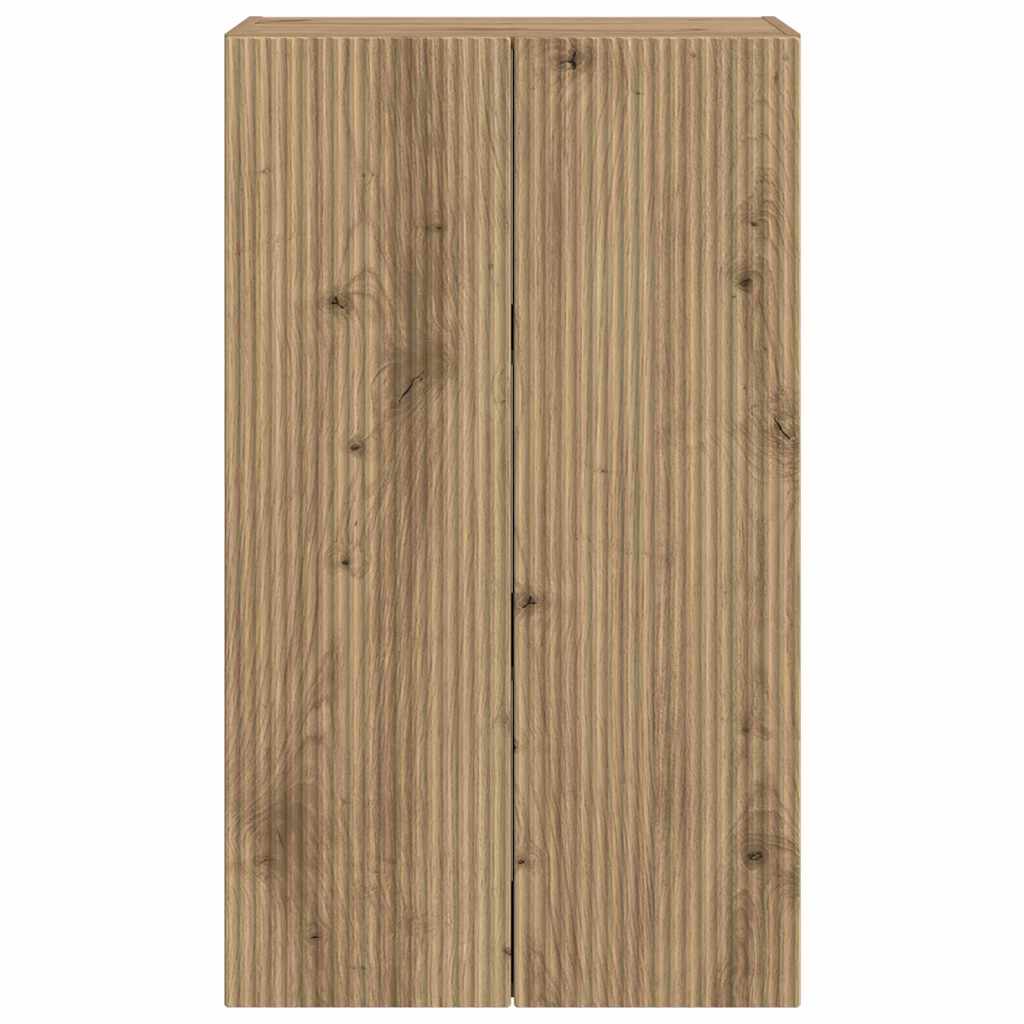 Ντουλάπι Τηλεόρασης Τοίχου Artisan Oak 59,5 x 31 x 100 εκ. - Image 6