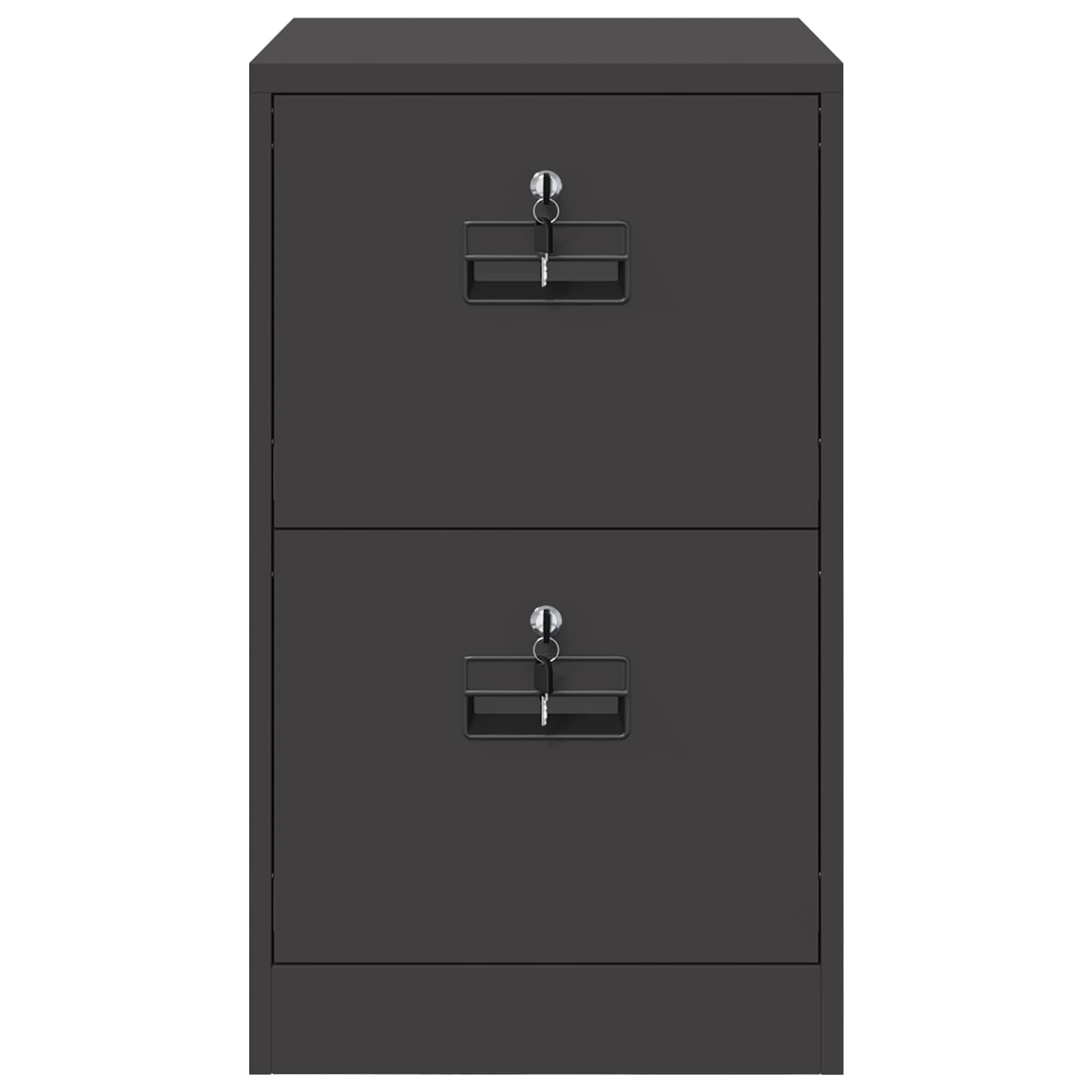 Asiakirjakaappi Musta 44 x 50 x 106.5 cm Kylmävalssattu teräs - Image 7