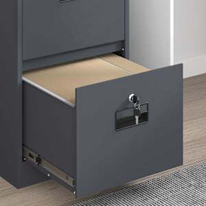 Skříň na dokumenty se zásuvkou Antracit 44 x 50 x 106.5 cm - obrázek 5