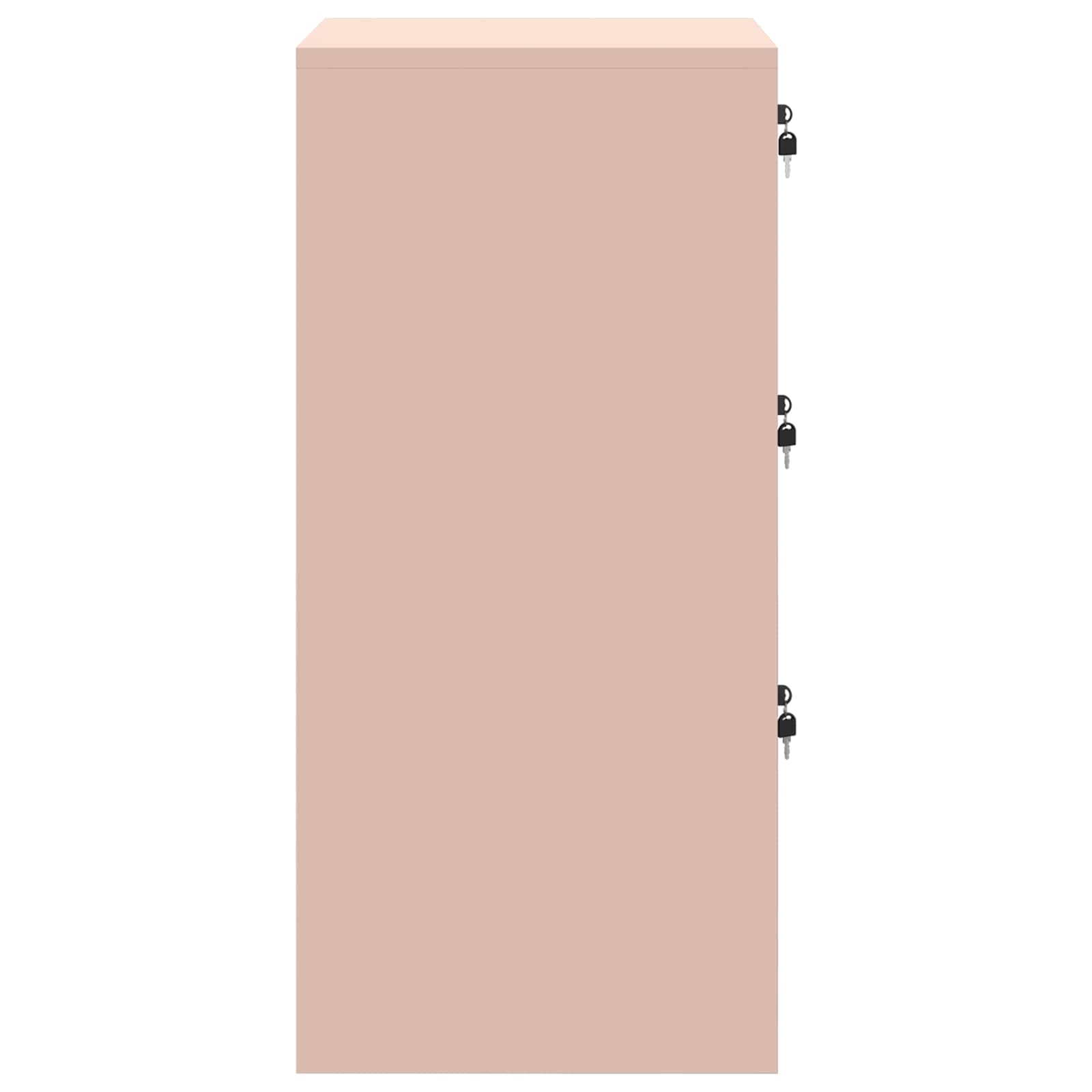 Asiakirjakaappi Pinkki 44 x 50 x 106.5 cm Kylmävalssattu teräs - Image 8