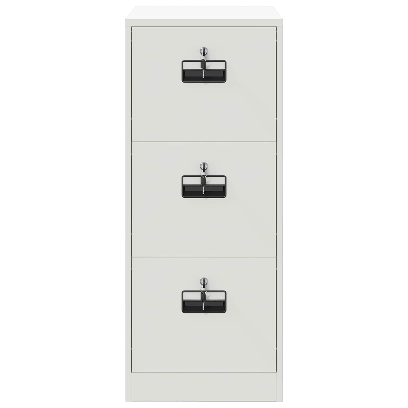 Asiakirjakaappi laatikon kanssa Valkoinen 44 x 50 x 106.5 cm - Image 7
