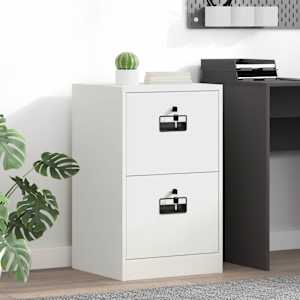 Kabinet za datoteke s predalom Bela 45,5 x 42 x 74,5 cm