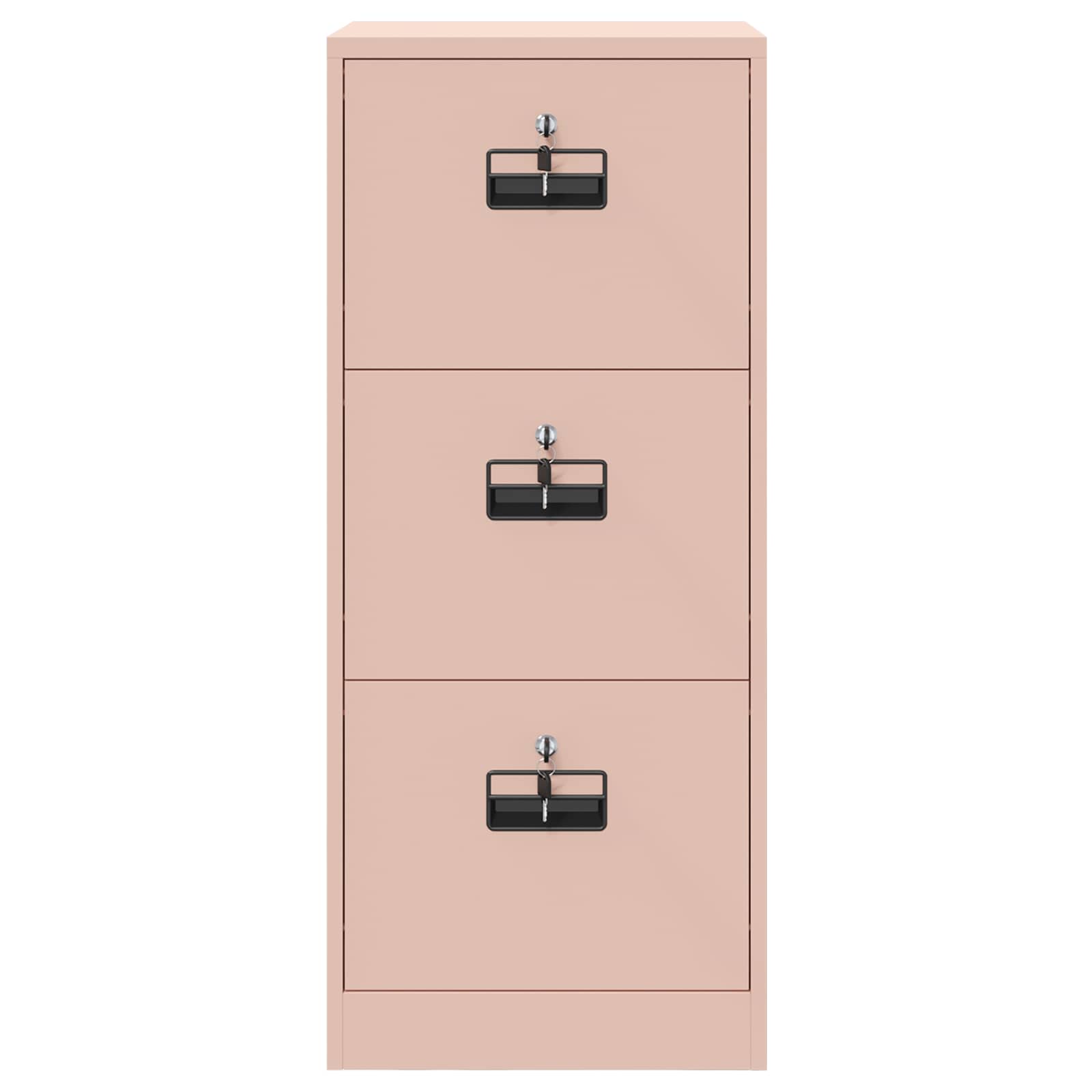 Asiakirjakaappi Pinkki 44 x 50 x 106.5 cm Kylmävalssattu teräs - Image 7