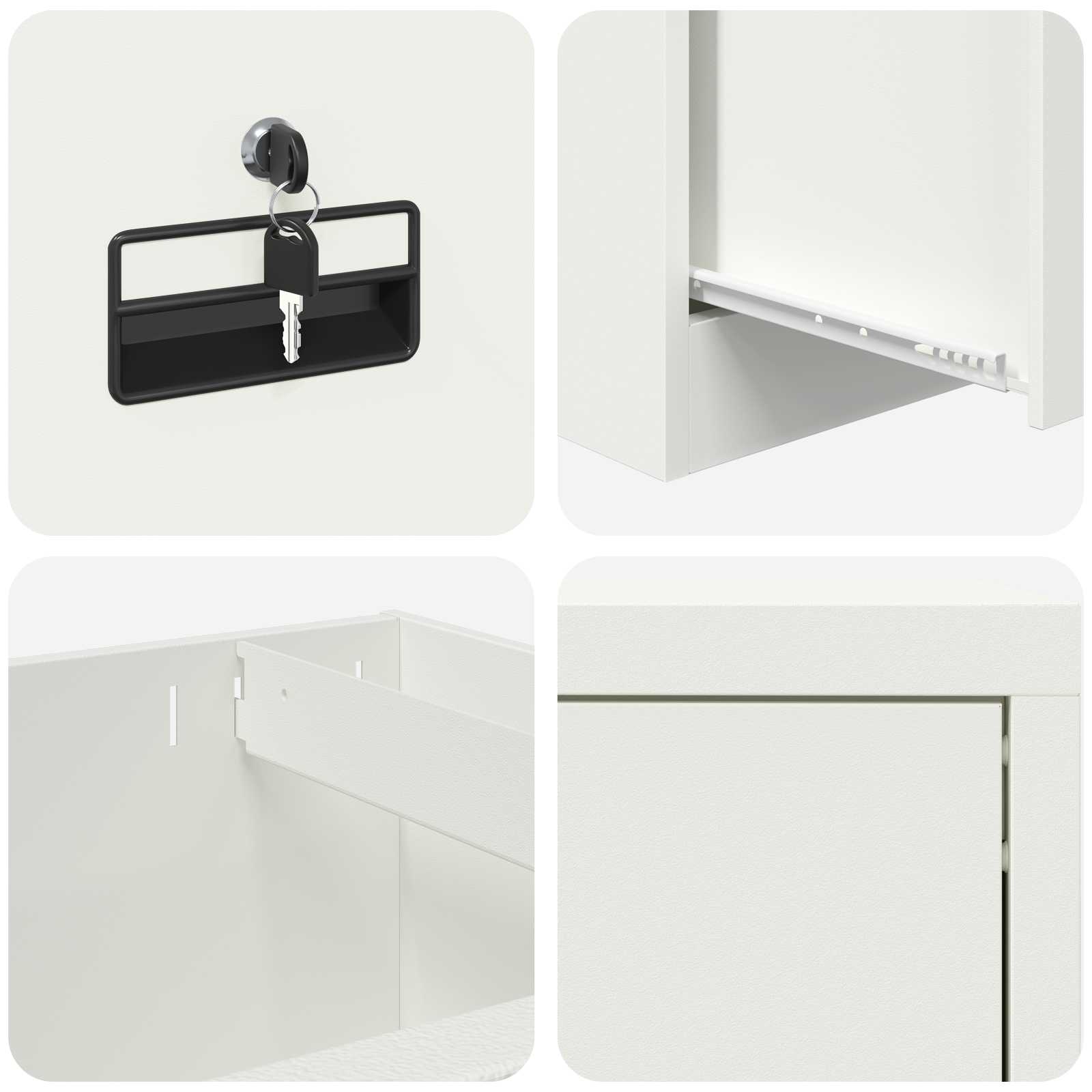 Asiakirjakaappi laatikon kanssa Antrasiitti 44 x 50 x 106.5 cm - Image 10