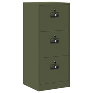 vidaXL Failikapp sahtliga lukuga K&uuml;pset roheline 45,5 x 42 x 106,5 cm