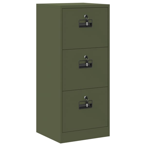vidaXL Failikapp sahtliga lukuga K&uuml;pset roheline 45,5 x 42 x 106,5 cm