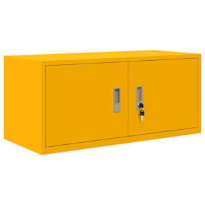 vidaXL Hoiukapp Kollane sinep 90 x 40 x 40 cm Teras