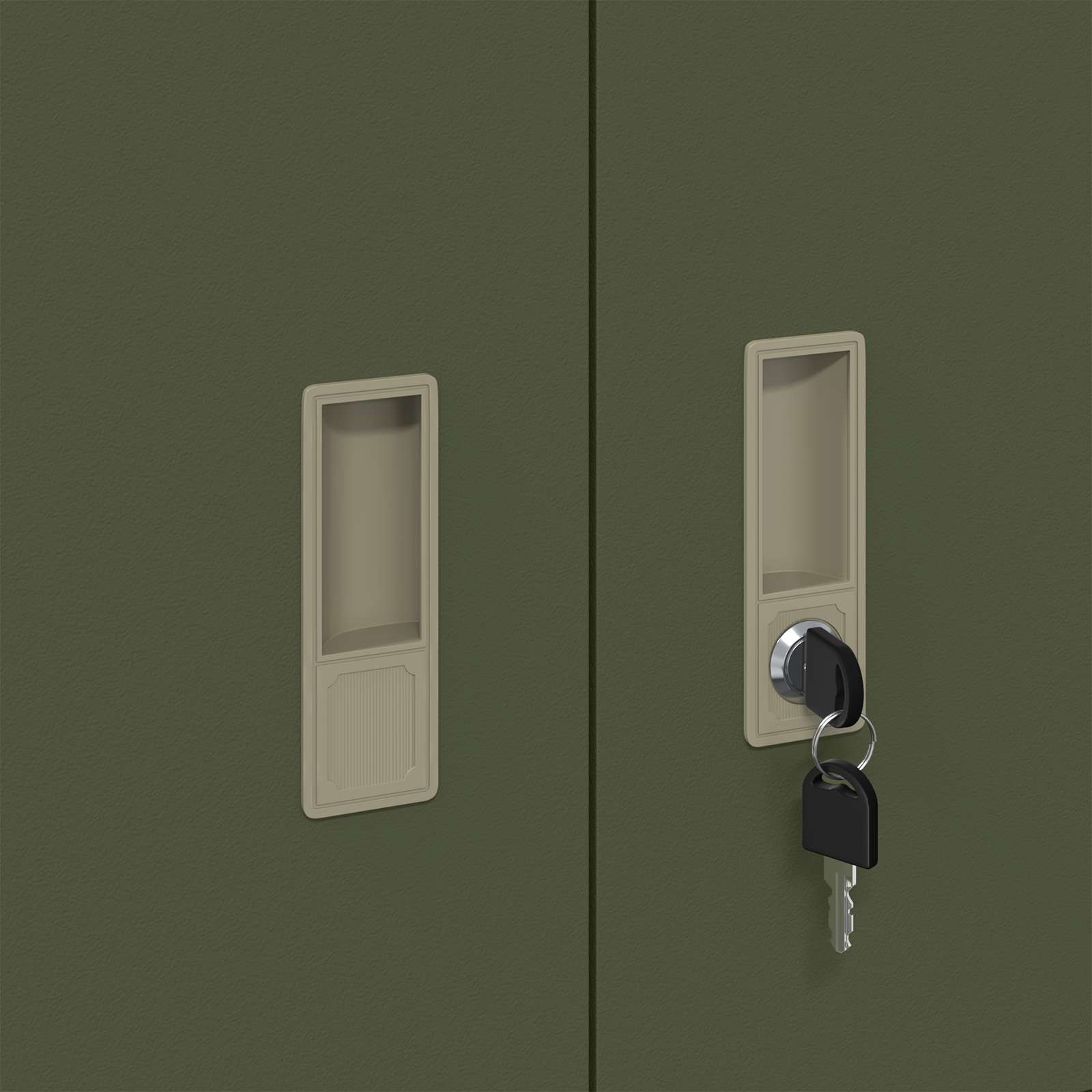 Säilytyskaappi Oliivivihreä 90 x 40 x 40 cm Teräs - Image 9