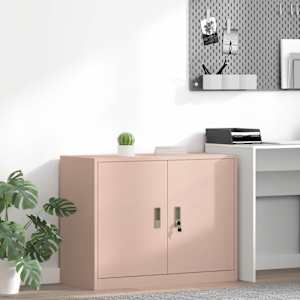 Omarica za shranjevanje Roza 90 x 40 x 70 cm Jeklo