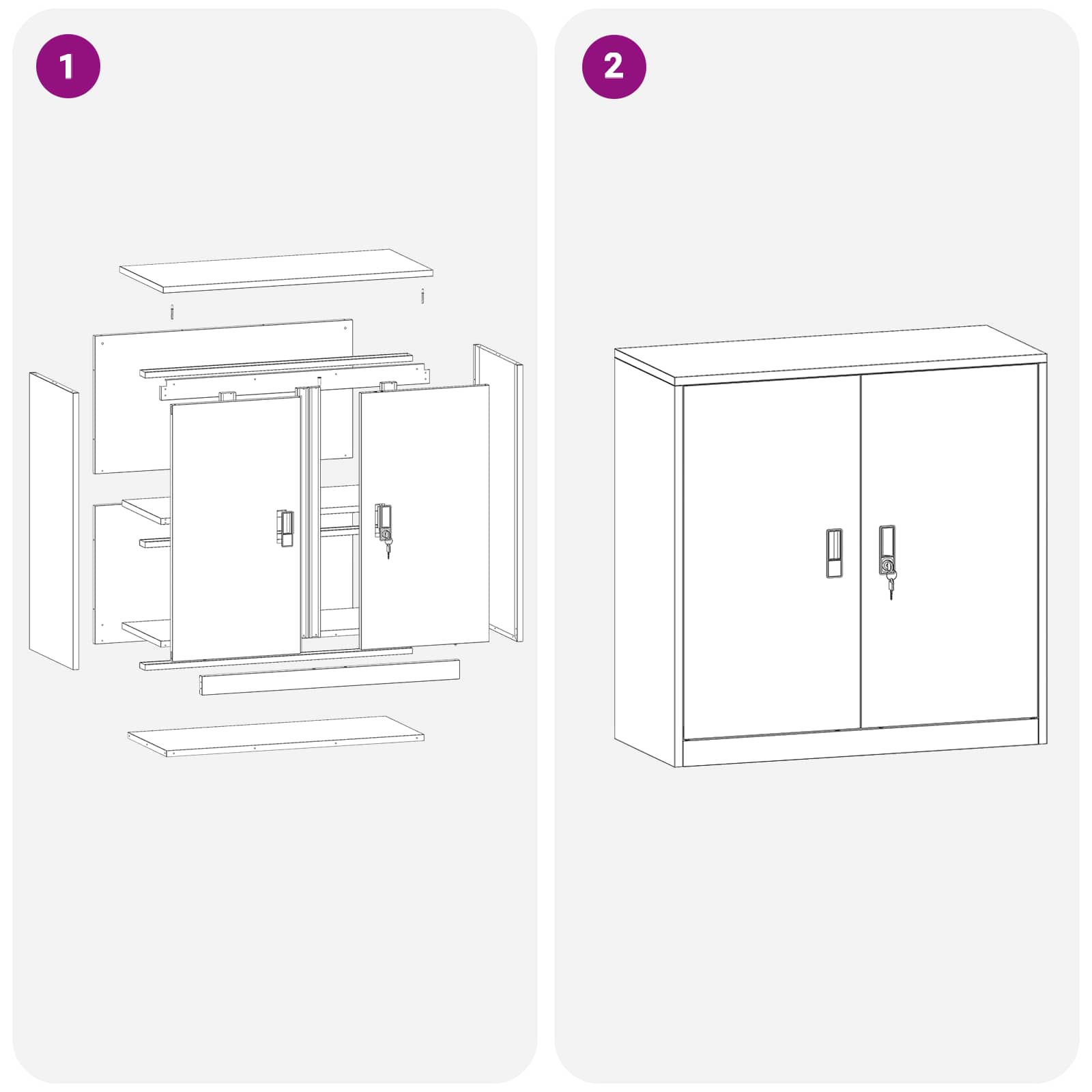 Omarica za shranjevanje s shranjevanjem Roza 90 x 40 x 90 cm - slika 11