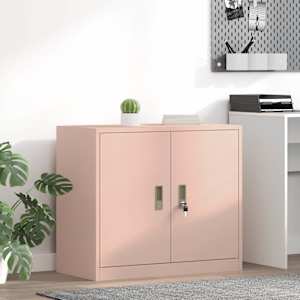 Omarica za shranjevanje Roza 80 x 40 x 70 cm Jeklo