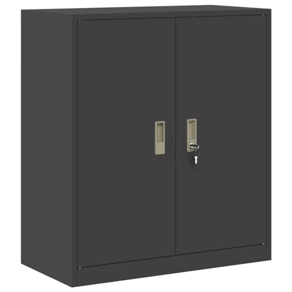 vidaXL Hoiukapp Must 80 x 40 x 90 cm Teras