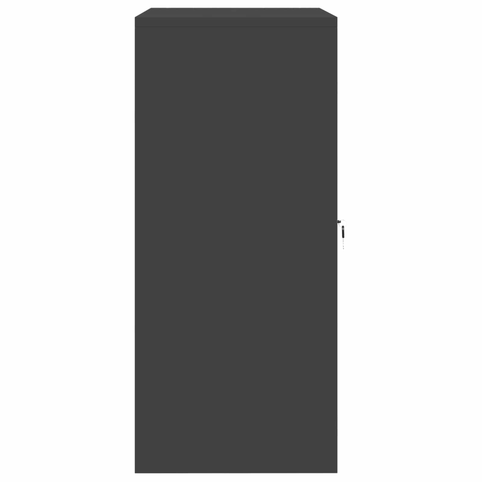 Omarica za shranjevanje s shranjevanjem Črna 80 x 40 x 90 cm - slika 7