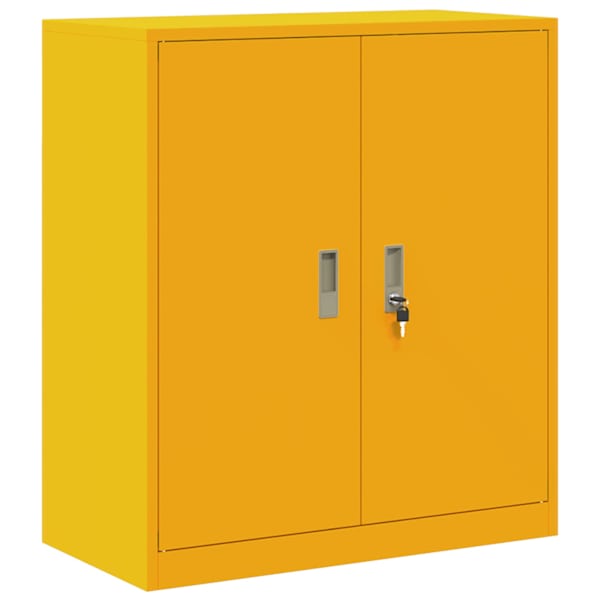 vidaXL Hoiukapp Kollane sinep 80 x 40 x 90 cm Teras
