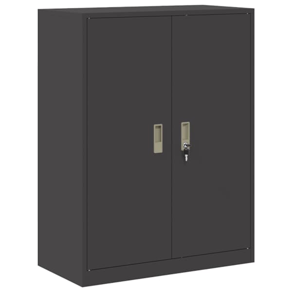 vidaXL Hoiukapp Must 80 x 40 x 105 cm Teras