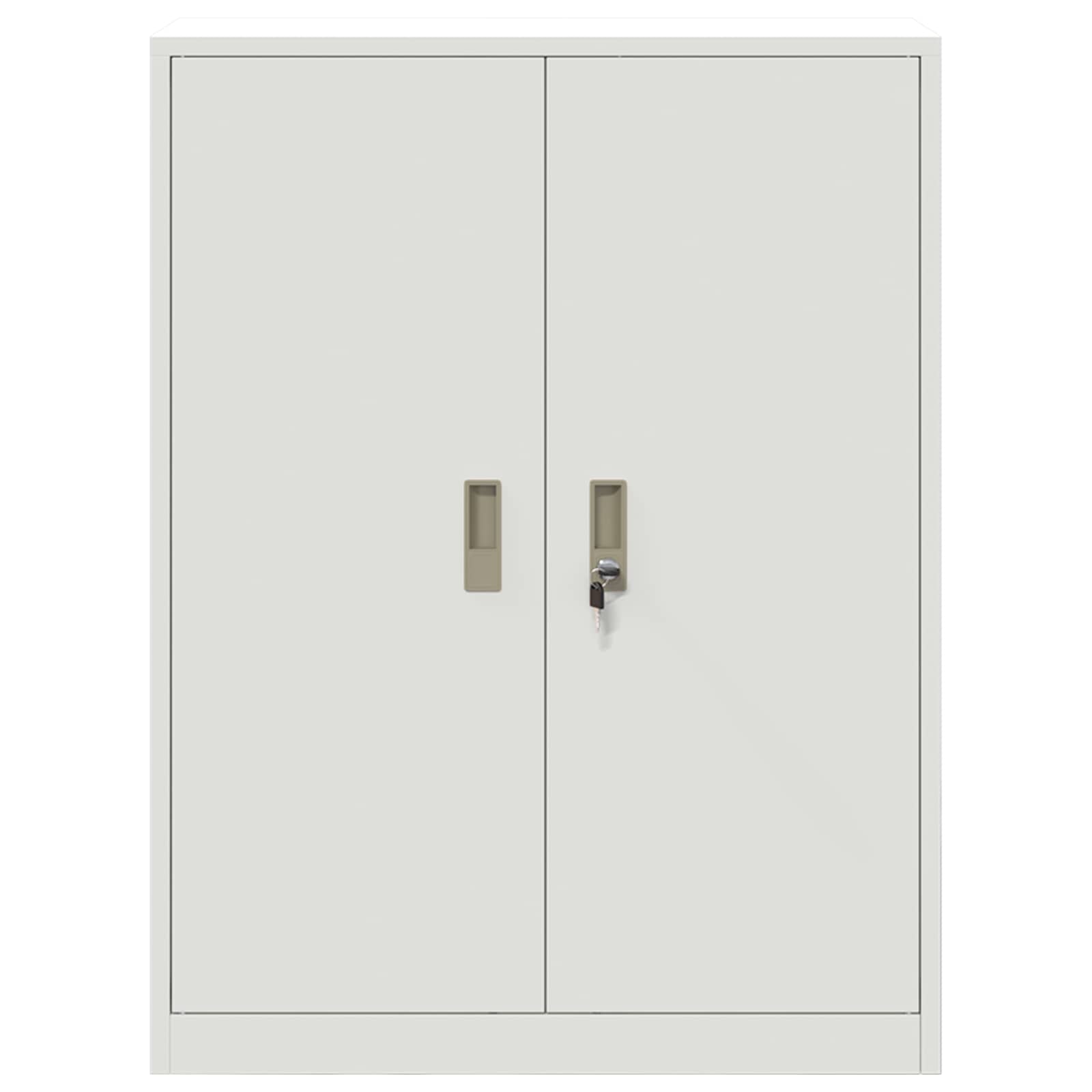 Omarica za shranjevanje s shranjevanjem Bela 80 x 40 x 105 cm - slika 6