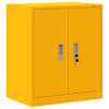 vidaXL Hoiukapp Kollane sinep 60 x 40 x 70 cm Teras