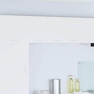 Viseča omarica z vrati Bela 30 x 31 x 40 cm Konstruiran les