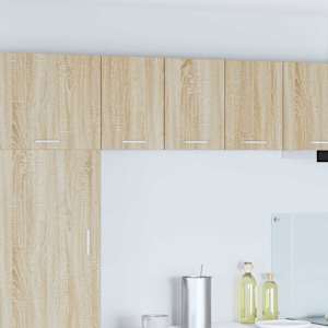 Viseča omarica Riga 2 pcs Sonoma hrast in bela 30 x 31 x 40 cm