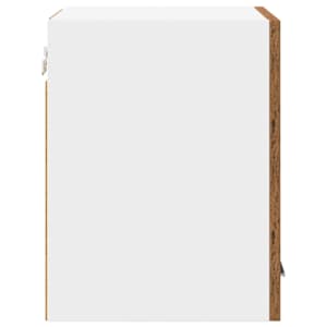 Závěsná skříňka 2 pcs Staré dřevo a bílá 30 x 31 x 40 cm - obrázek 7