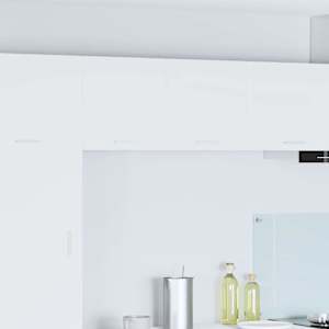 Viseča omarica 2 pcs Bela 40 x 31 x 40 cm Konstruiran les