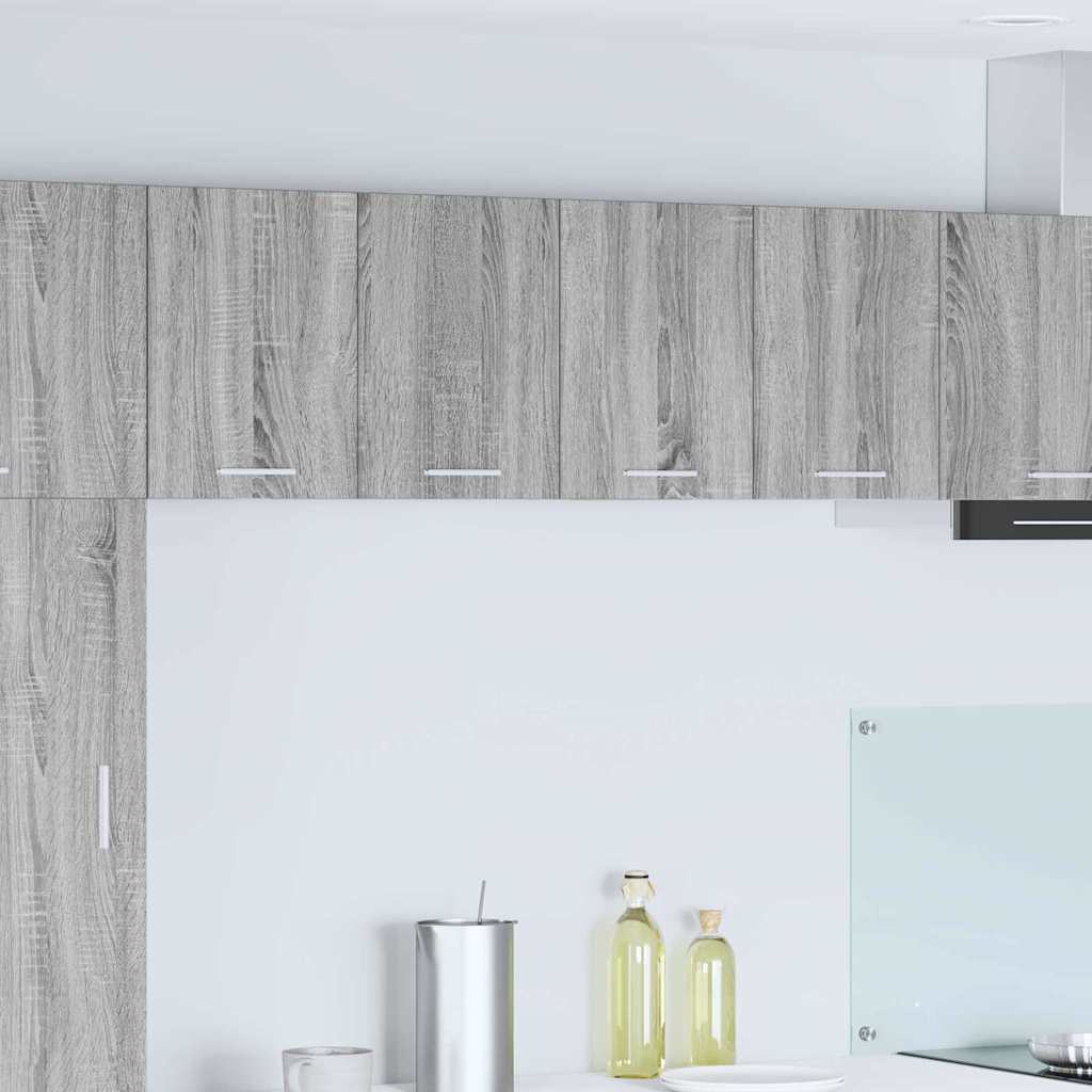 vidaXL Hängeschrank Riga 2 pcs Grau Sonoma und Weiß 60 x 31 x 40 cm
