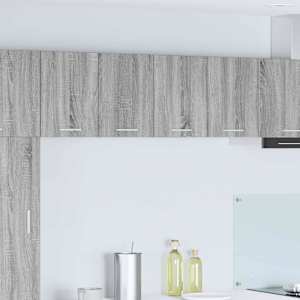 Viseča omarica 2 pcs Siva Sonoma in bela 60 x 31 x 40 cm