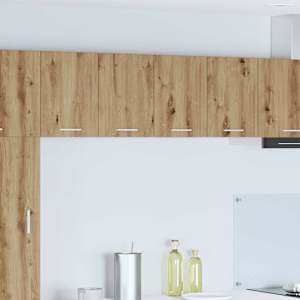 Viseča omarica 2 pcs Artisan hrast in bela 60 x 31 x 40 cm