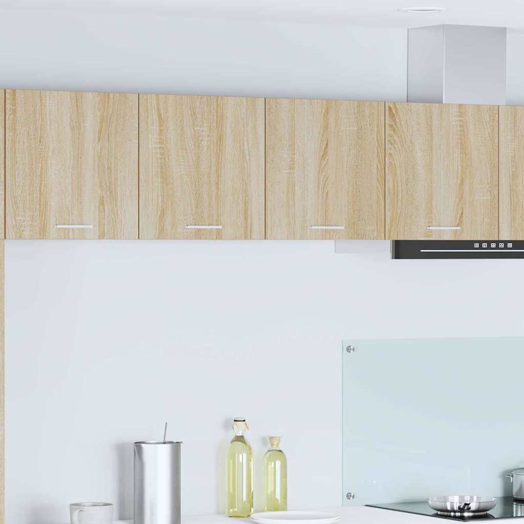 vidaXL Dulap suspendat cu raft Riga Stejar Sonoma 80 x 31 x 40 cm