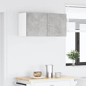 Závěsná skříňka Betonově šedá 80 x 31 x 40 cm kompozitní dřevo - obrázek 4