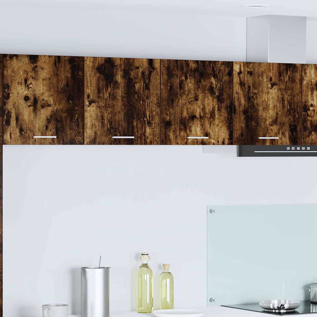 vidaXL Dulap suspendat cu raft Riga Stejar fumuriu 80 x 31 x 40 cm