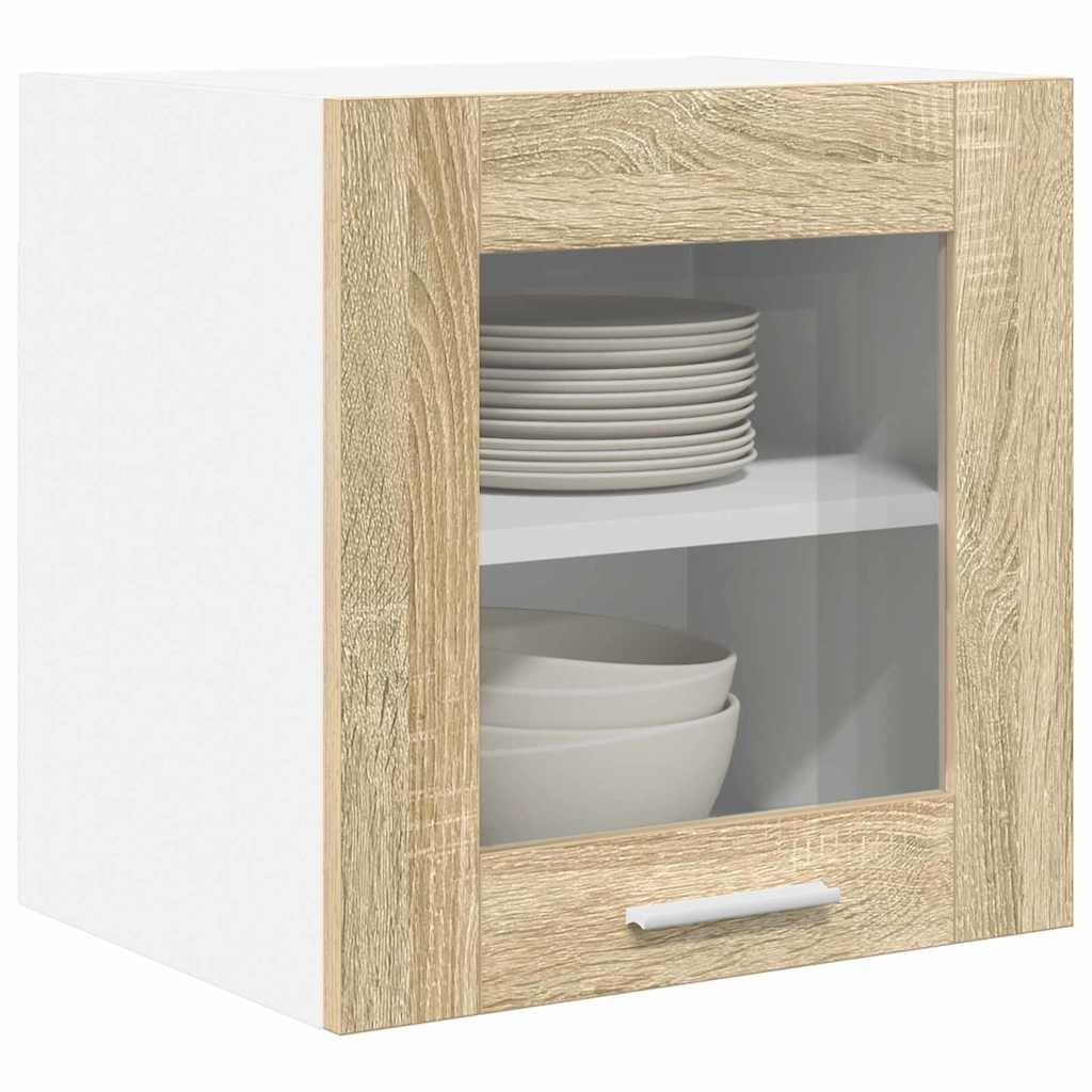 Thumbnail - vidaXL Hängeschrank mit Regal Riga 2 pcs Sonoma-Eiche 40 x 31 x 40 cm