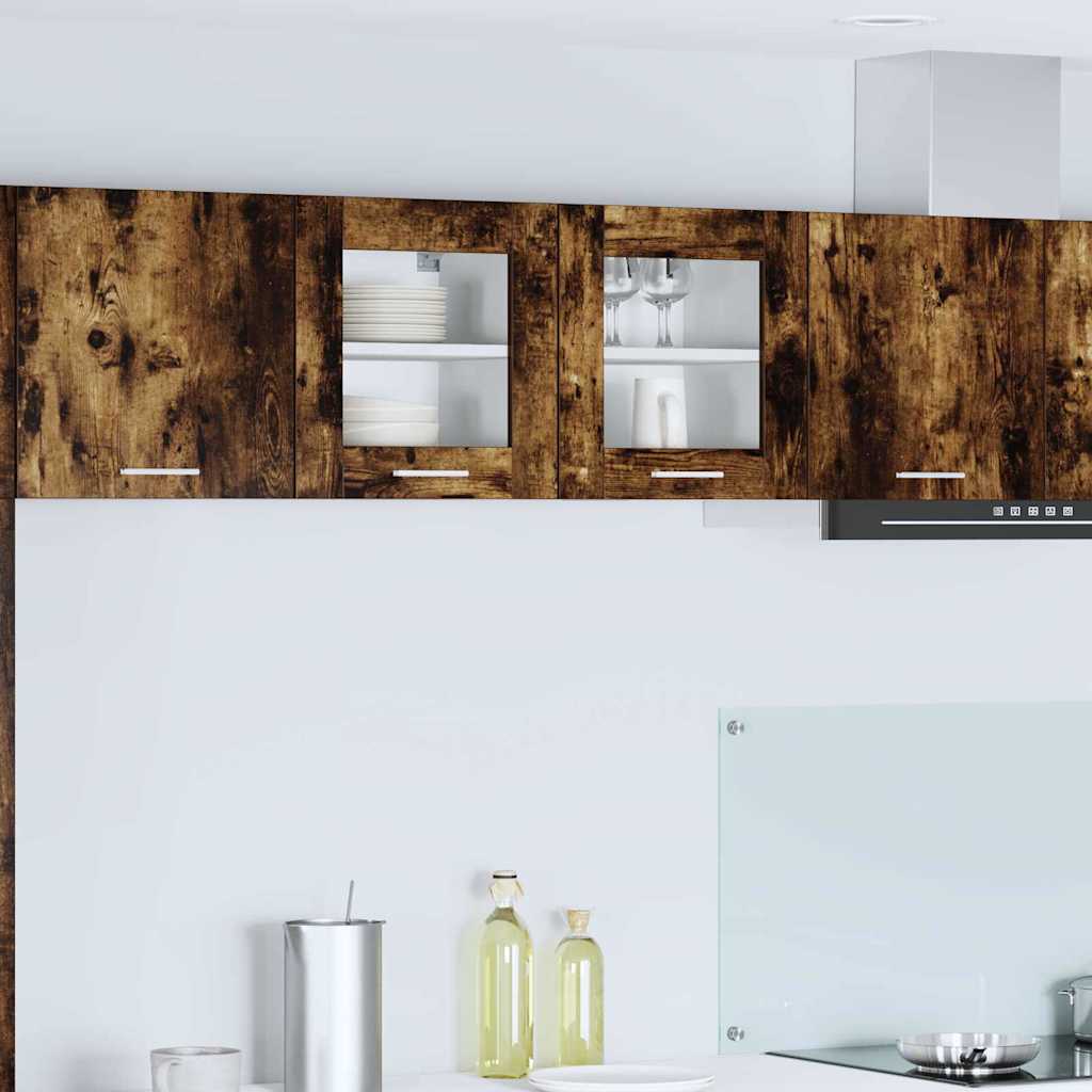 vidaXL Dulap suspendat cu raft Riga Stejar fumuriu 40 x 31 x 40 cm