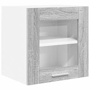 Závěsná skříňka s úložištěm 2 pcs Šedá Sonoma 40 x 31 x 40 cm - obrázek 5