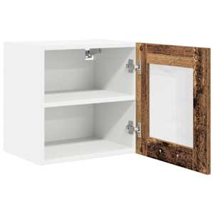 Závěsná skříňka s úložištěm 2 pcs Staré dřevo 40 x 31 x 40 cm - obrázek 6