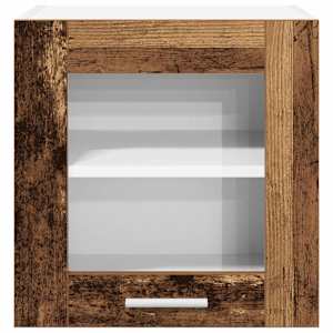 Závěsná skříňka s úložištěm 2 pcs Staré dřevo 40 x 31 x 40 cm - obrázek 7
