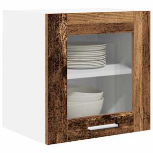 Závěsná skříňka s úložištěm 2 pcs Staré dřevo 40 x 31 x 40 cm - obrázek 3