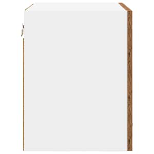 Závěsná skříňka s úložištěm 2 pcs Staré dřevo 40 x 31 x 40 cm - obrázek 8