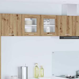 Viseča omarica z vrati Riga 2 pcs Umetni hrast 40 x 31 x 40 cm