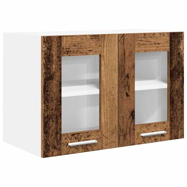 vidaXL Seinakapp Vana puit 60 x 31 x 40 cm Tehispuit