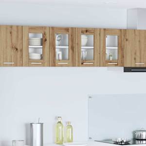 Závěsná skříňka Riga 2 pcs Artisanový dub 60 x 31 x 40 cm - obrázek 1