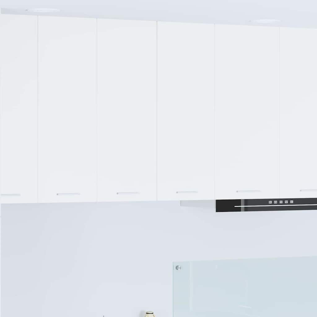 vidaXL Dulap suspendat Riga 2 pcs Alb 30 x 31 x 80 cm Lemn compozit