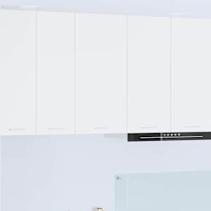 Viseča omarica z vrati Bela 40 x 31 x 80 cm Konstruiran les