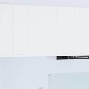 Viseča omarica z vrati Bela 50 x 31 x 80 cm Konstruiran les