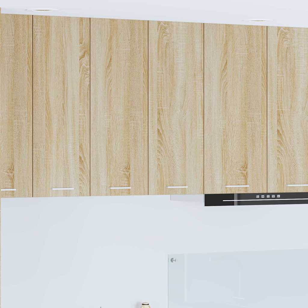 vidaXL Dulap suspendat cu raft Riga Stejar Sonoma 60 x 31 x 80 cm