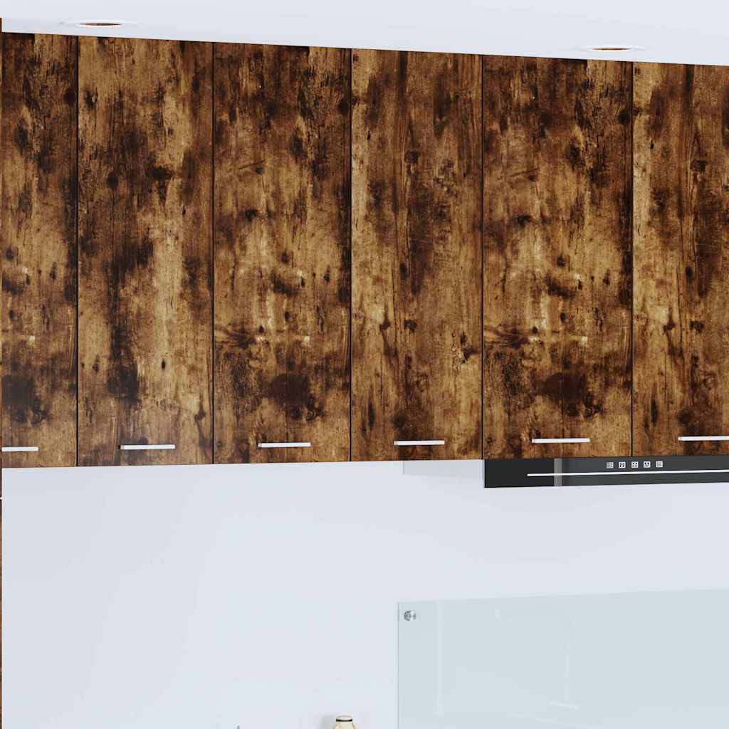 vidaXL Dulap suspendat cu raft Riga Stejar fumuriu 60 x 31 x 80 cm