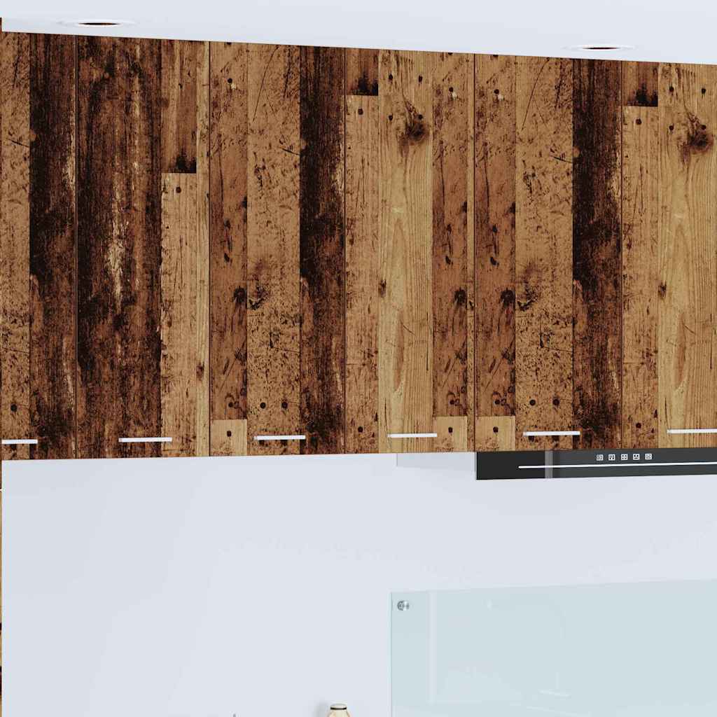 vidaXL Dulap suspendat Riga Lemn Vechi 60 x 31 x 80 cm Lemn compozit