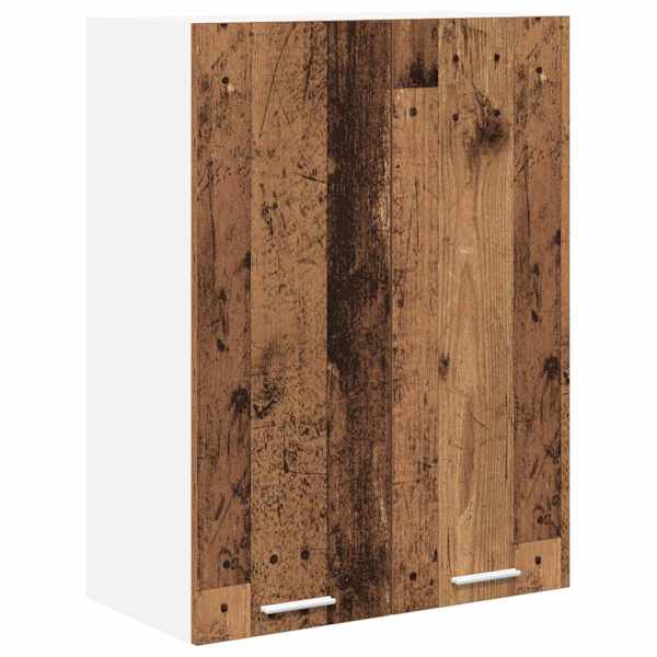 vidaXL Seinakapp Vana puit 60 x 31 x 80 cm Tehispuit